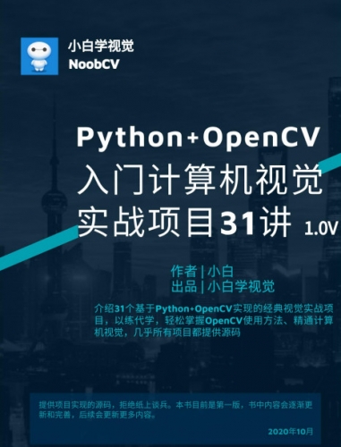 Python视觉实战项目31讲 中文PDF完整版