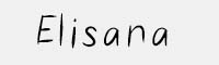 Elisana英文手寫字體