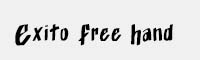 Exito Free Hand英文筆刷字體