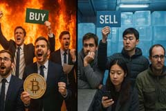 機構資金瘋買比特幣，但散戶情緒卻反應冷淡