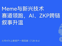 火幣HTX上新資產(chǎn)一周回顧（7.28-8.4）：多賽道共振 Meme與AI概念領(lǐng)跑市場
