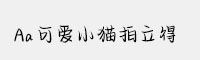 Aa可爱小猫拍立得