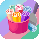 卷卷冰淇淋手游中文版(休閑模擬類游戲) Ice Creamz Roll v1.2.11 安卓版