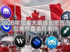 2026年加拿大最佳加密货币交易所盘点与测评