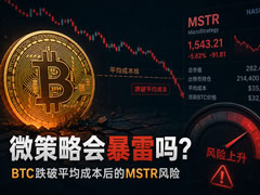 微策略会暴雷吗?BTC跌到6.25万美元后,新手看懂MSTR真正风险