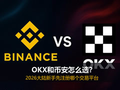 OKX和币安怎么选?2026大陆新手先注册哪个交易平台