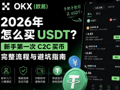2026年OKX怎么买USDT?欧逸新手第一次C2C买币完整流程与避坑指南