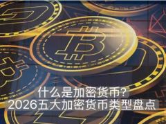 什么是加密货币?2026五大加密货币类型盘点