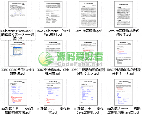Java程序员高手文章集 (PDF)