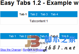 JavaScript 滑动门tab选项卡