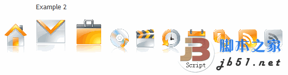 jQuery jqDock 仿蘋果機動感菜單完整版