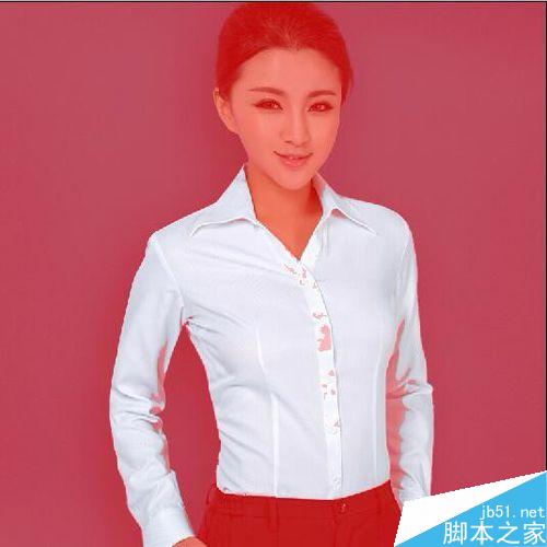 PS給美女改變衣服款式