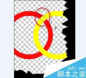 PS簡單繪制一個奧運五環(huán)