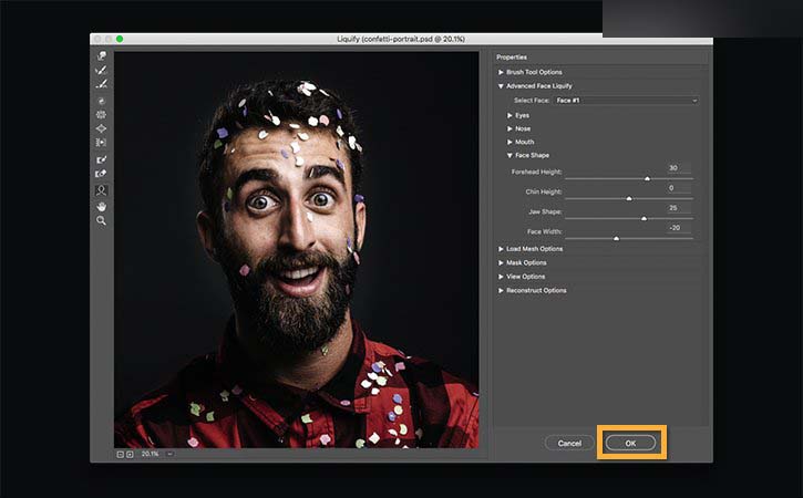 PhotoshopCC2016液化濾鏡黑科技實例教程詳解