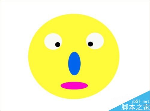 photoshop圖層制作臉部的簡易圖畫