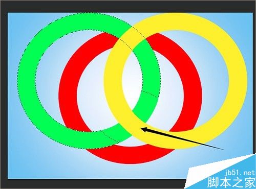 photoshop制作環(huán)環(huán)相扣縈繞在一起的圓環(huán)效果