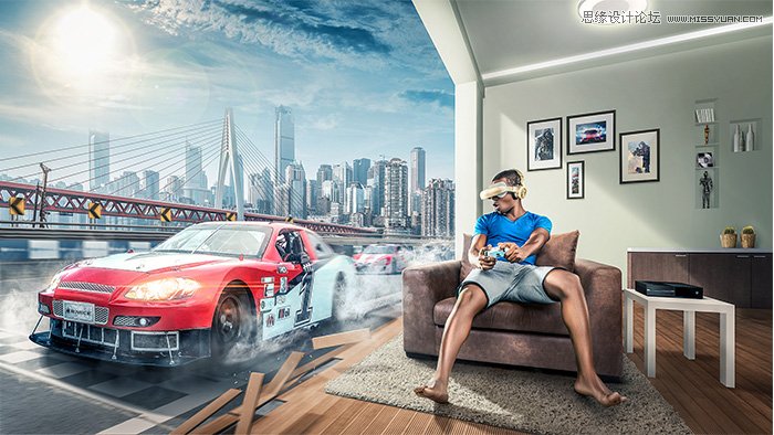 Photoshop海報(bào)合成中的透視原理實(shí)例解析