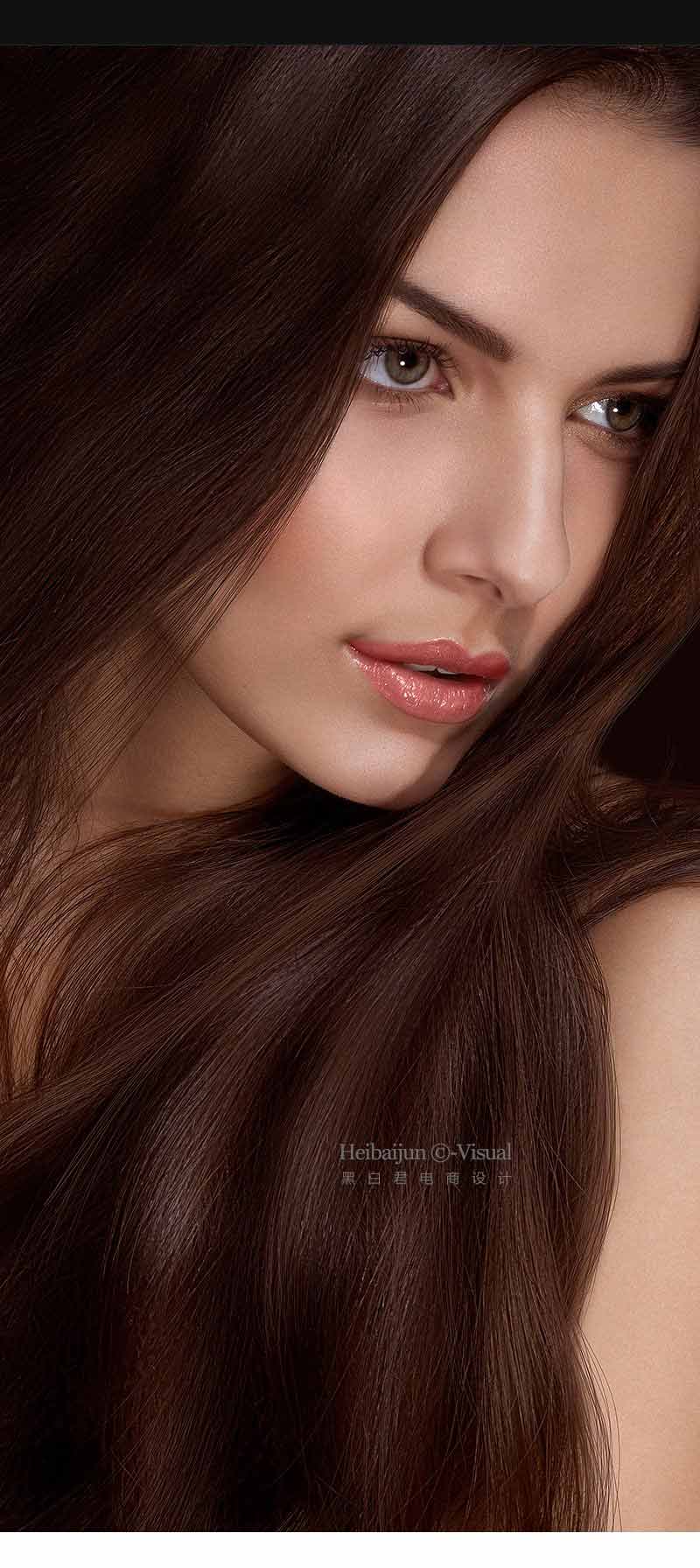Photoshop詳細(xì)解析人像商業(yè)精修中頭發(fā)的處理技巧