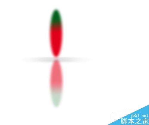 PS給多彩的圖形制作倒影