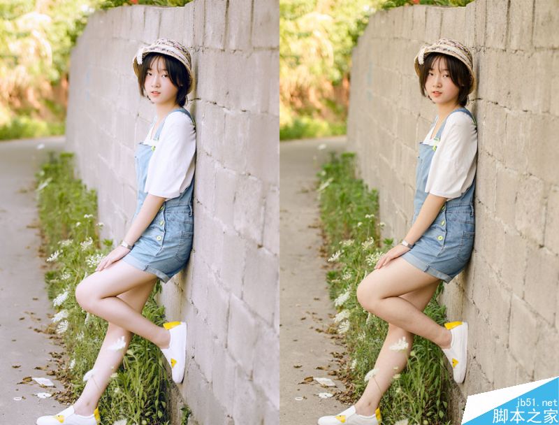 Photoshop巧用LAB方法調(diào)出私房小清新外景人像照