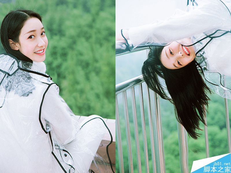 Photoshop后期調(diào)出甜美清新的陰雨天人像照片