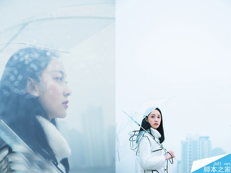 Photoshop后期調(diào)出甜美清新的陰雨天人像照片
