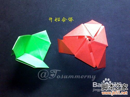 魔術玫瑰折紙實拍教程