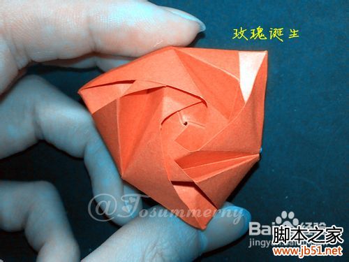 魔術玫瑰折紙實拍教程