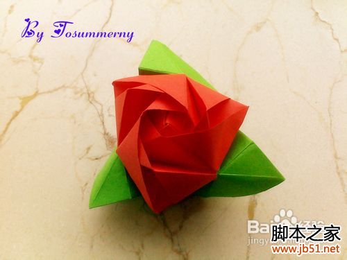 魔術玫瑰折紙實拍教程