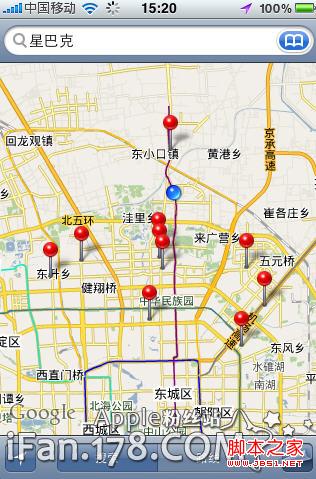 如何使用iphone看地圖