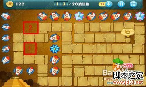 《保卫萝卜》冒险模式Desert沙漠主题攻略第12关