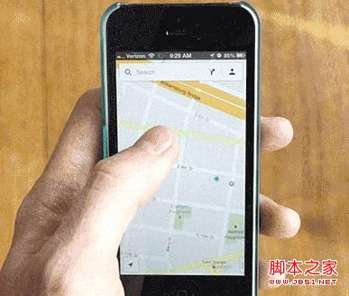 iphone谷歌地图单指进行缩放操控技巧_苹果手机_手机学院_脚本之家