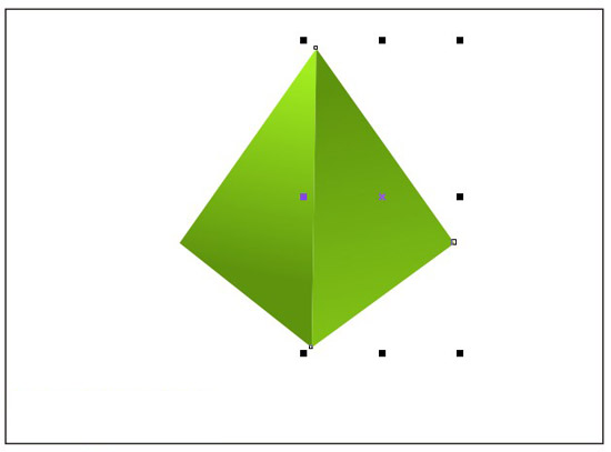 coreldrawcdr制作绿色立体图标教程步骤详解