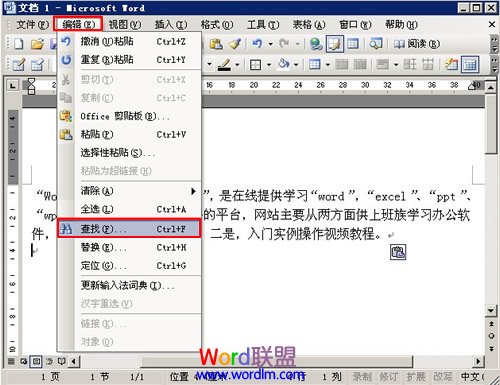 在Word2003中使用通配符進行模糊替換