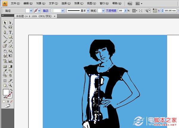 PS與AI結(jié)合快速制作逼真的矢量效果的人物照片技巧 PS實例教程