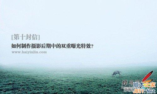 ps制作人和樹(shù)的雙重曝光特效的制作教程