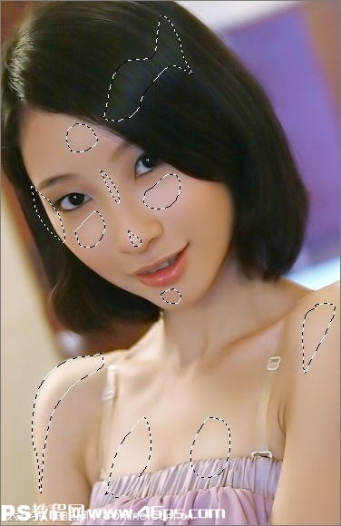 PS為偏黑偏暗的美女圖片修正教程 