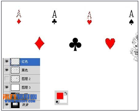 Photoshop合成吹掉撲克牌效果圖文教程