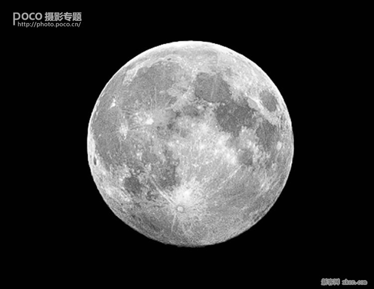 ps合成唯美月色星空效果图教程