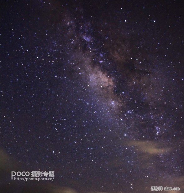 ps合成唯美月色星空效果图教程