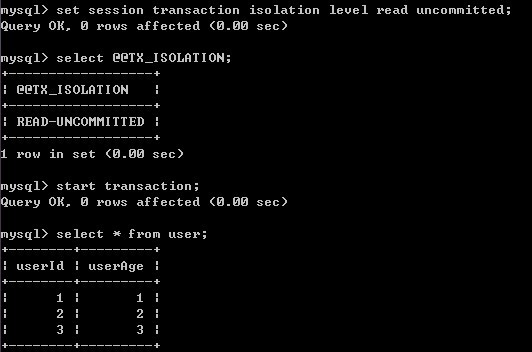 MySQL数据库事务隔离级别介绍(Transaction Isolation Level)