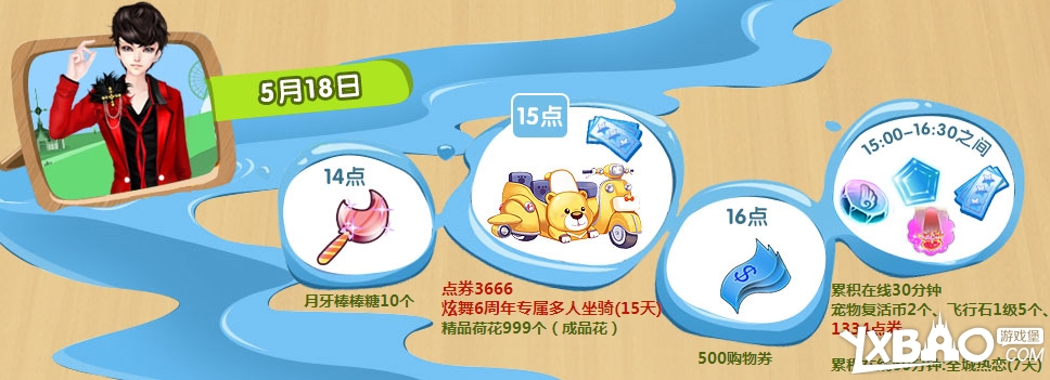 QQ炫舞5.18登錄獎(jiǎng)勵(lì)內(nèi)容預(yù)覽