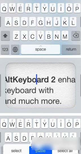 altkeyboard2怎么用？ios7越獄altkeyboard2使用教程1