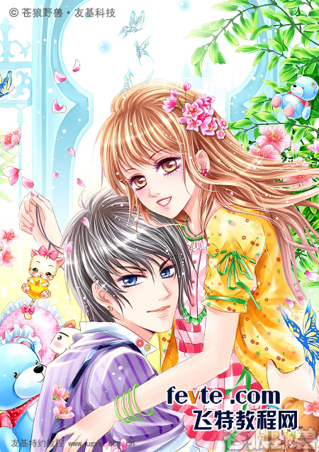 painter绘制精美漫画  painter教程