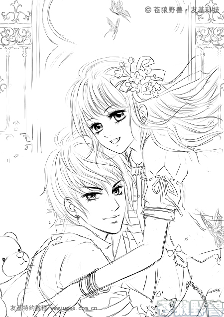 painter绘制精美漫画  painter教程