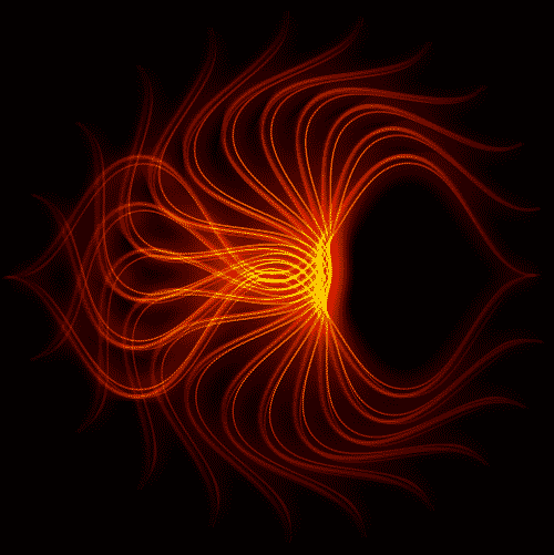 Fireworks制作仿3D光亮DNA桌面