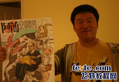 手绘插画过程  painter教程