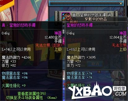 DNF新野猪套与悲鸣套升级效果对比分析