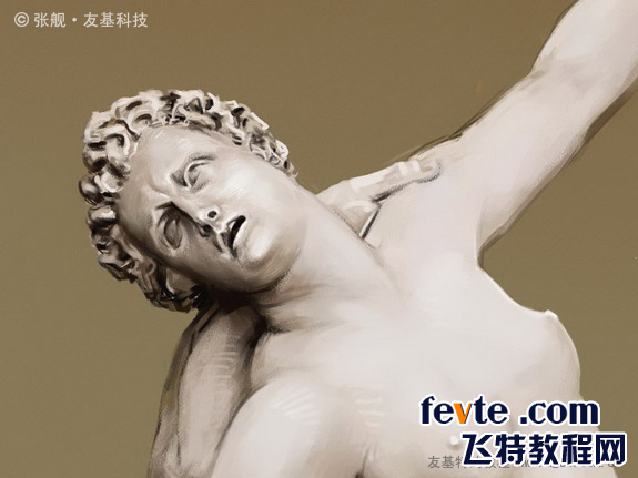 PAINTER临摹雕塑教程  painter教程