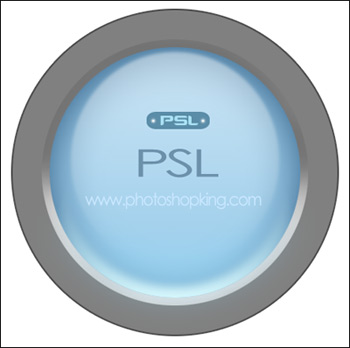 藍(lán)色高光按鈕 一起ps吧 ps教程
